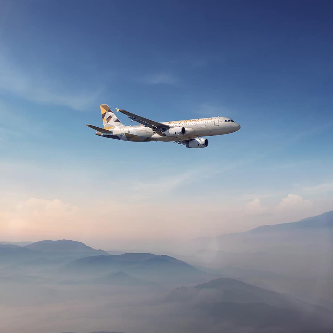 a320 Etihad plane
